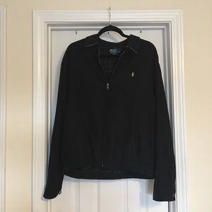 Black Ralph Lauren Polo dress windbreaker/jacket